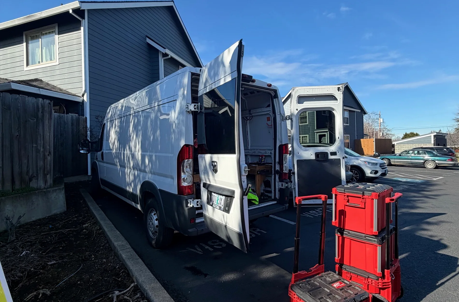 Total Climate heating and air service van